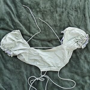 Princess Polly Olive Green Textile